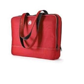 Sumo 12" Women's Nylon Two Pocket Laptop Case - Red
