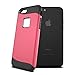iPhone 7+ Plus Case, Snugg Apple iPhone 7+ Plus Dual Layer Slim Cover [Infinity Series] Protective Bumper Shell Skin - Coral Red