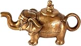 Elephant Kettle - Brass Sculpture Elephant Kettle - Brass Sculpture