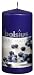 Ivyline Bolsius 120 x 60 mm Scented Pillar Candle, Blue Berry
