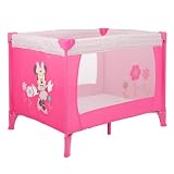 Disney Retro Minnie Travel Cot (Pink)