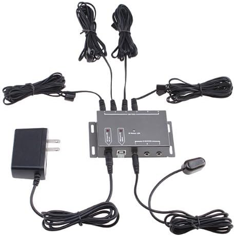 AG Cables® IR Infrared Remote Control Extender Emitter Kit - Hiddern IR control system for home theater