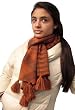Alpaca Scarf - Exclusive Plaid Collection in Terracotta (Large) Alpaca Scarf - Exclusive Plaid Collection in Terracotta (Large)