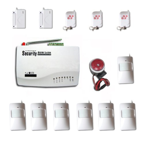 New Wireless GSM Home Security Burglar SIM Card Alarm kit System Auto Dialing Dialer Call Wireless GSM Host