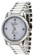 Oniss Men's Paley Faceted Crystal White Ceramic Watch with Silver Trim #ON606-M7