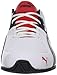 PUMA Men's Cell Surin Sneaker, White/Flamescarlet/Black, 10.5 D US