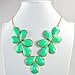Jane Stone Bubble Bib Necklace Statement Necklace Chunky Necklace (Fn0621)