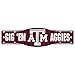 NCAA Texas A&M Aggies Sign, 4.5 x 17-Inch