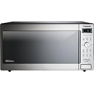 Panasonic NN-SD772-S Stainless Steel Genius Counter Top/Built-In Microwave Oven with Inverter Technology, 1250-watt