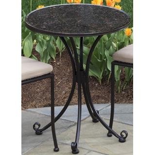 Alfresco Home 24-Inch Ponza Bistro Table and Base,Mosaic Design