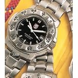 Navy Seal Steel Dive Watch, Black Dial, Steel Bracelet