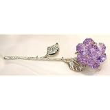 PurpleRoseMadewithSwarovskiCrystal
