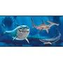 Imperial Disney Home DF059231B Finding Nemo Shark Border, Blue, 10.25-Inch Wide