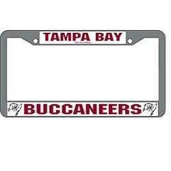 Tampa Bay Buccaneers NFL Chrome License Plate Frame