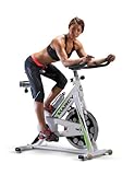 Marcy Deluxe Club Revolution Exercise Cycle, white