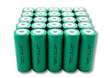 25 Pcs F Size 1.2 V 12000 mAh NiMH Rechargeable Batteries for E-Bikes Radio etc