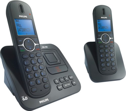 Electronics: Philips CD4552B/17 DECT Series Cordless Phone with Digital Answering Machine with High Def Voice