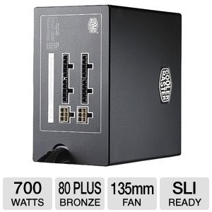 Cooler Master Silent Pro M - 700W 80 PLUS Bronze Power Supply with Modular Cables (RS700-AMBAD3-US)