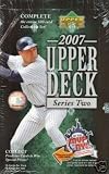 2007 Upper Deck 2 Baseball Card Unopened Hobby Box