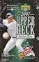 2007 Upper Deck 2 Baseball Card Unopened Hobby Box