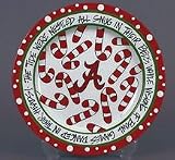 41GQ B0O7QL. SL160  University of Alabama Christmas Plate Dish  NCAA Team Merchandise