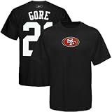 Frank Gore San Francisco 49ers Black Name and Number Jersey T-Shirt Small