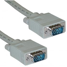HD15 (SVGA) Male HD15 (SVGA) Male, Coaxial, No Ferrite, Beige, 10 ft by Cblwhl