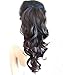 LOLI(TM)Long Wavy Curly Ponytail Pony Wig Hair Piece Extensions Dark Brown