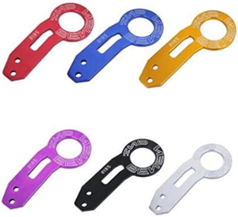 Mosa store Rear Tow Towing Hook for Universal Car Auto Trailer Ring Aluminum alloy (Color Random)