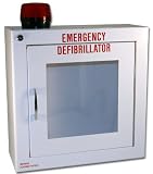 First Voice TS145SM-14R AED Basic Wall Standard Cabinet with Alarm and Strobe, 13.5" W x 13" H x 5.25" D