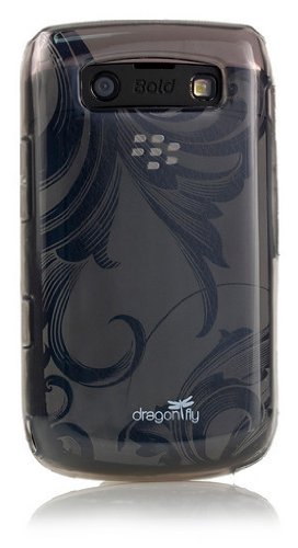 DragonFly France Silicone Skin Case for Blackberry Bold Onyx 9700 ( Smoke )