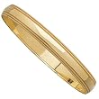 14Kt. Yellow Gold. Bangle Bracelet