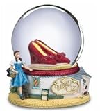 The San Francisco Music Box Company Wizard of Oz Ruby Slippers Snow Globe