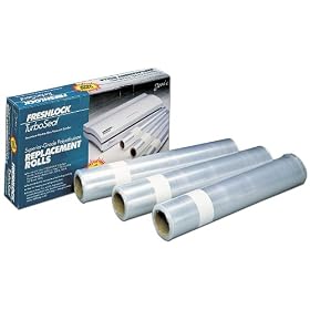 Deni 1640 Freshlock 11-Inch-by-33-Foot Vacuum Sealer Replacement Rolls, Set of 3