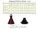 DRESSTELLS Women's Vintage 1950s Cocktail Party Retro Halter Homecoming Rockabilly Pinup Audrey Hepburn Dresses Red Black L