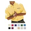 Bill Blass Premium - Men's Short-Sleeve Sanded Gabardine Shirt (8074) Bill Blass Premium - Men's Short-Sleeve Sanded Gabardine Shirt (8074)