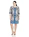 Sandra Darren Women's Plus-Size Three-Quarter-Sleeve Knit Dress