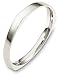 2.5mm modern wedding band ring (Platinum)