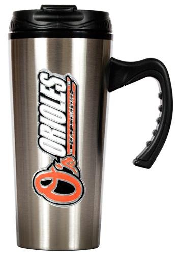 MLB Baltimore Orioles 16-Ounce Stainless Steel Travel Mug