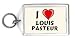 I Love Louis Pasteur Keychain
