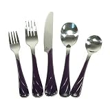 Fiesta Plum 996 5-Piece Flatware Set, Service for 1 by Fiesta