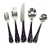 Fiesta Plum 996 5-Piece Flatware Set, Service for 1