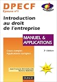 Revue Dunod  / Introduction au droit de l'entreprise, DPECF numéro 1 : Manuel et applications
