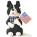 Border Collie Patriotic Pup Figurine