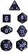 Polyhedral Dice: Speckled Colbalt