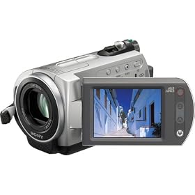Sony Handycam DCR-SR42E - Camcorder - widescreen - 800 Kpix - optical zoom: 40 x - HDD : 30 GB