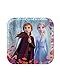 Frozen 2 Birthday, Metallic Square Anna & Elsa Paper Plates, 9