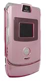 Clear Pink Color Motorola RAZR V3 V3c V3m Protective Hard Case