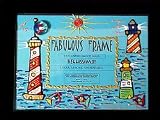 Lively Lighthouses Design - Hand Painted - Frame - 5x7 - Rectangle Photo Opening