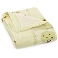Kindertraum 6300012750 - Kuscheldecke Bauernhof, 75 x 100 cm, gr�n